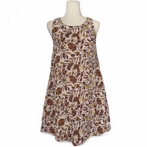 100% Linen Rachel Zoe floral dress with pockets!